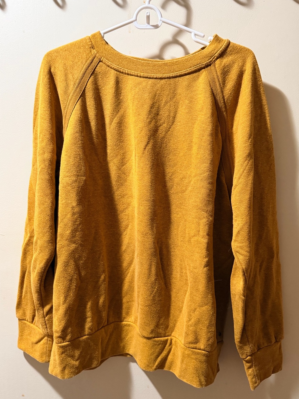 Prana Women's Golden Mustard Crewneck Sweatshirt